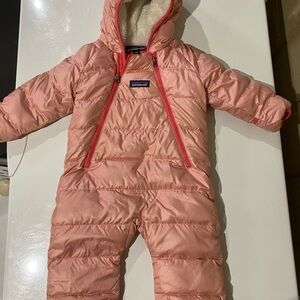 Patagonia Infant Pink Snowsuit
